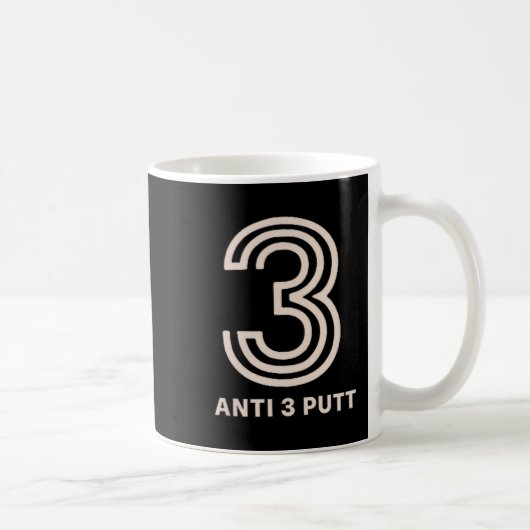 Anti 3 Putt  Koffiemok (Rechts)