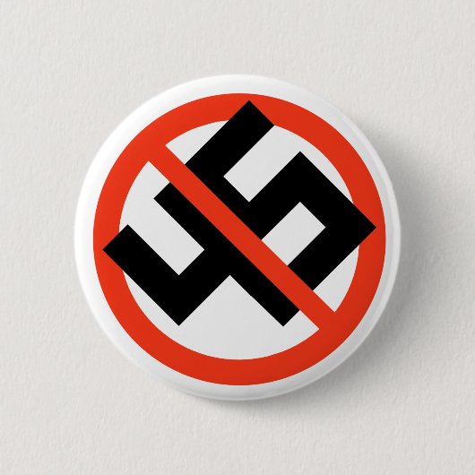 ANTI 45 RONDE BUTTON 5,7 CM (Voorkant)