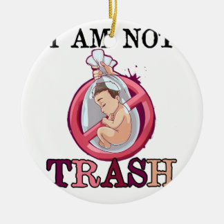 Anti abortus ProLife Choice Stop ongeboren levens Keramisch Ornament