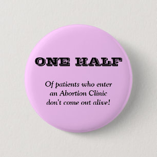 Anti-abortus Ronde Button 5,7 Cm