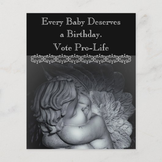 Anti-abortus Stemming Folder Flyer (Voorkant)