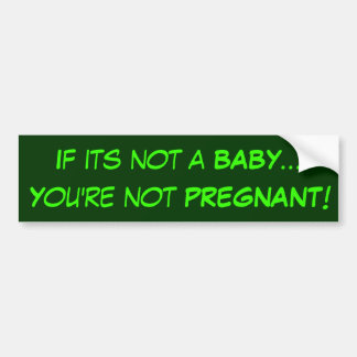 Anti-abortussticker 2 bumpersticker