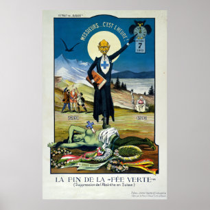 Anti-Absinthe Propaganda Poster