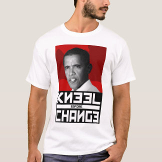 Anti AGENOUILLEMENT d'Obama avant T-shirt de
