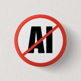 Anti-AI Ronde Button 3,2 Cm