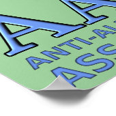 Anti-Allitation Association Drôle Poster (Coin)