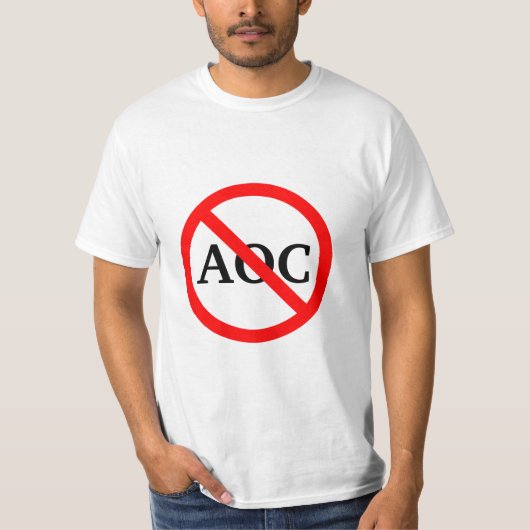 Anti AOC Alexandria Ocasio Cortez T-Shirt (Devant)