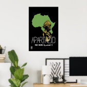 Anti-Apartheids poster OSPAAAL (Thuiskantoor)