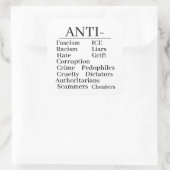 Anti- autocollant (Sac)