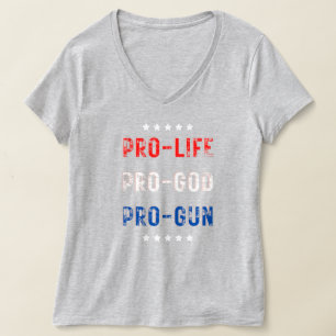 Anti-avortement, Pro God, T-shirt Pro Gun