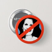 ANTI-BACHMAN: Anti-Michelle Bachman Ronde Button 5,7 Cm (Voorkant /achterkant)