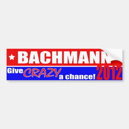 Anti-Bachmann-Bumpersticker Bumpersticker (Voorkant)