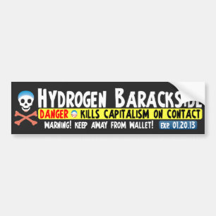 Anti-Barack Obama - Waterstof Barackside Bumpersticker