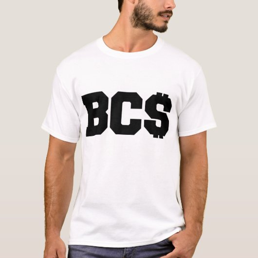 Anti-BCS "BC$" T-shirt (Voorkant)