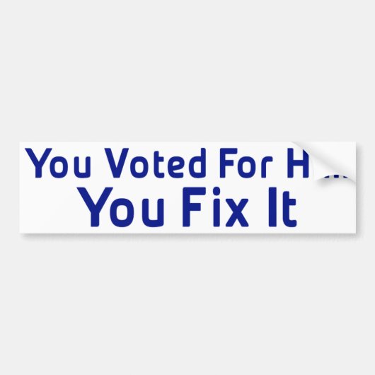 Anti-Biden Bumpersticker (Voorkant)