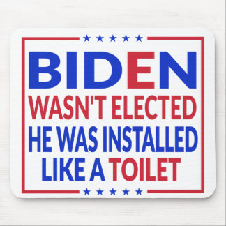 Anti-Biden, Joe Biden, als een toilet - anti-Biden Muismat