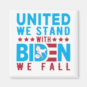 Anti-Biden, United We staan met Biden We Herfst Magneet
