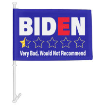 Anti-Biden Zeer slechte Half Star Rating Republica