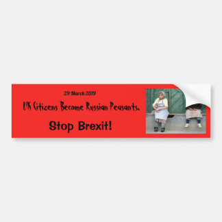 Anti-Brexit-bumpersticker Bumpersticker