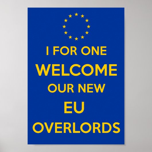 Anti-Brexit poster voor de Remainer in je leven. (Voorkant)