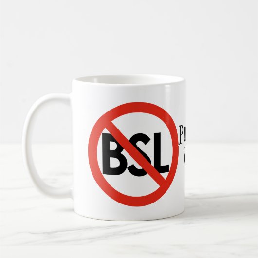 Anti-BSL punissez le contrat, pas la tasse de race (Gauche)