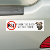 Anti-BSL-remmer Bumpersticker (Op auto)
