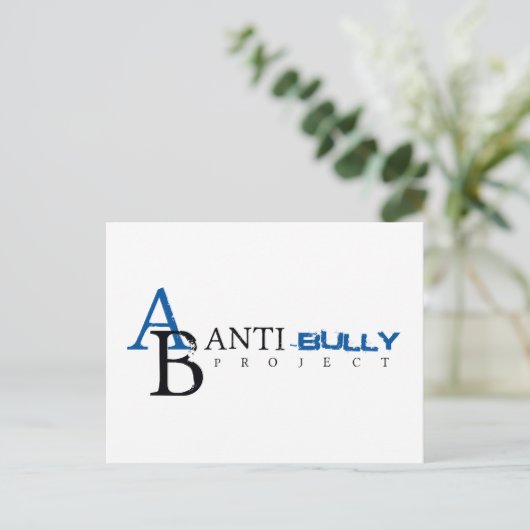 Anti-Bully Project Briefkaart (Staand voorkant)