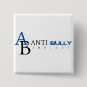 Anti-Bully Project Vierkante Button 5,1 Cm (Voorkant)