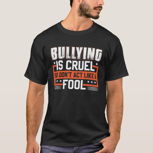Anti Bully Unity Day Anti Bullying T-shirt (Voorkant)