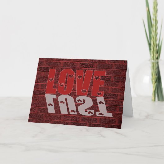 Anti carte d'amour ou de convoitise de (Devant)