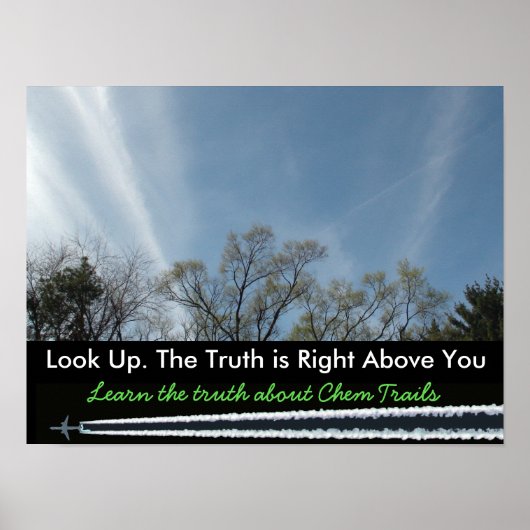 Anti-Chem Trail Education Poster (Voorkant)