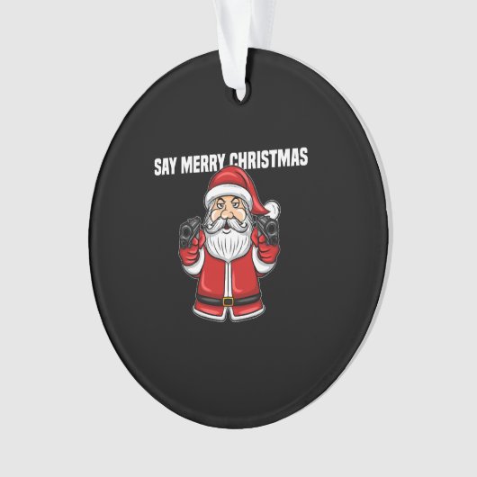 Anti Christmas Say Joyeux Noël Père Noël avec des (devant)