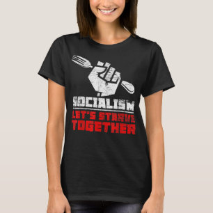 Anti-communisme antisocialisme t-shirt
