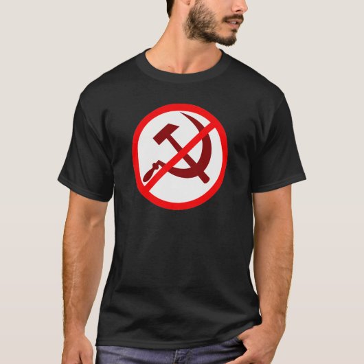 Anti-communisme NEE OP COMMUNISME T-Shirt (Voorkant)