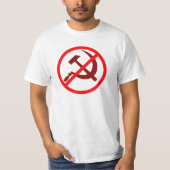 Anti-communisme NON AU T-shirt COMMUNISME (Devant)