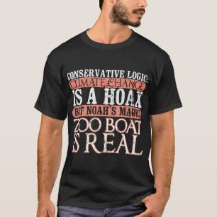 Anti-conservatieve anti-religieuze liberale klimaa t-shirt