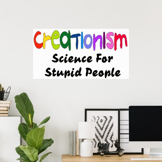 Anti-creationisme Poster (Thuiskantoor)