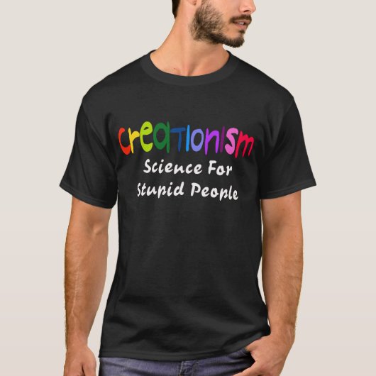 Anti-creationisme T-shirt (Voorkant)