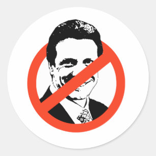 ANTI-CUOMO - RONDE STICKER