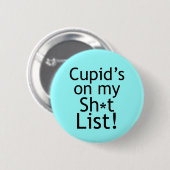 Anti-Cupid-cadeaus Ronde Button 5,7 Cm (Voorkant /achterkant)