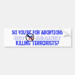 anti-democraat bumpersticker