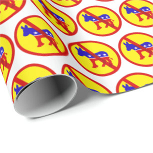 Anti-democraat populair cadeaupapier