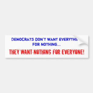 Anti-democratische Bumpersticker