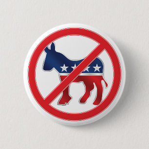 Anti-democratische Button