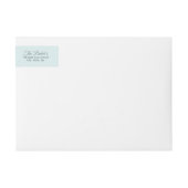 Anti-Diefstal Blauwe Postlabel – Retourzending (Voorkant)