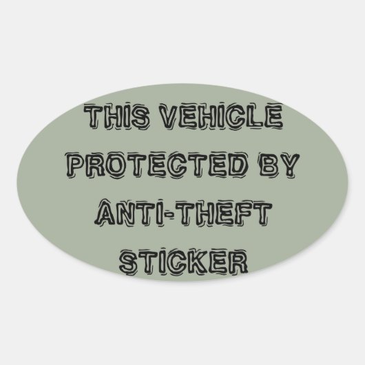 Anti-diefstal sticker (Voorkant)