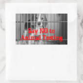 Anti Dierlijk Testen Beagle Sticker Set (Tas)
