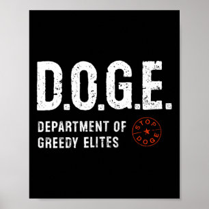Anti Doge D.o.g.e. Real Betekenis Grappige Definit Poster