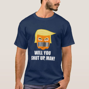Anti Donald Trump houdt Man op zijn kop T-shirt