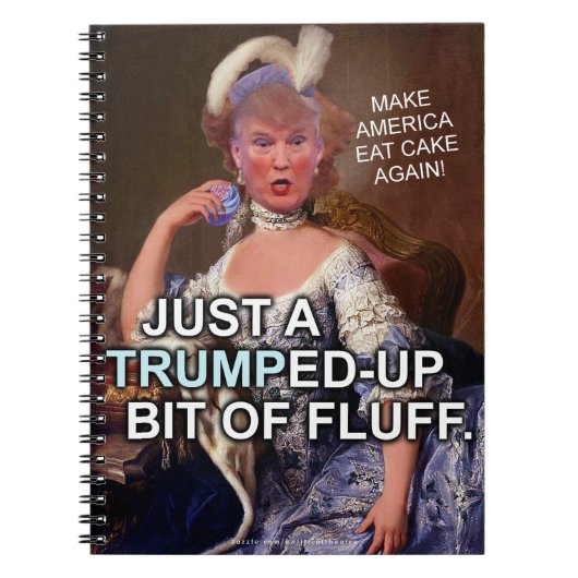 Anti-Donald Trump Marie Antoinette 2016 Verkiezing Notitieboek (Voorkant)
